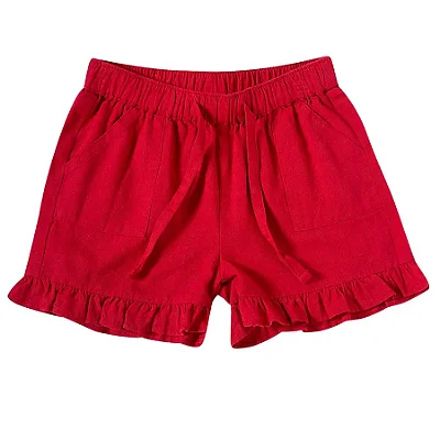 BERMUDA TODDLER - TIP TOP - VERMELHO - MENINA