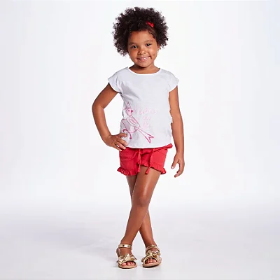 BERMUDA TODDLER - TIP TOP - ROSA - MENINA