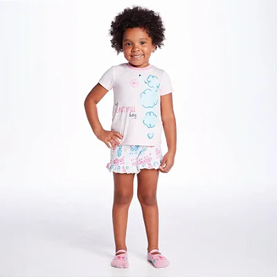 PIJAMA 2 PEÇAS TIP TOP TODDLER - UNICÓRNIO - MENINA