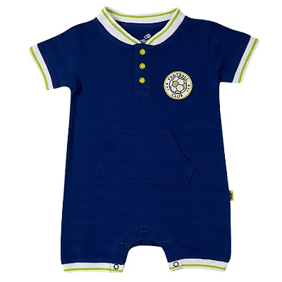 MACACÃO ROMPER TIP TOP BEBÊ  - FOOTBAL - MENINO