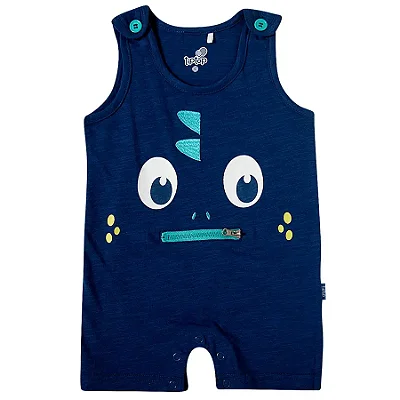 MACACÃO ROMPER TIP TOP BEBÊ  - DINO - MENINO