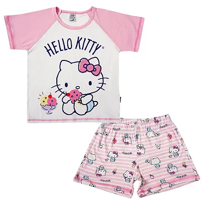 PIJAMA 2 PEÇAS TIP TOP TODDLER - HELLO KITTY - MENINA
