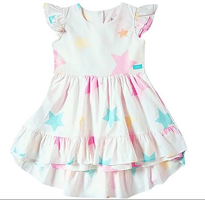 VESTIDO TIP TOP - ESTRELADO - MENINA