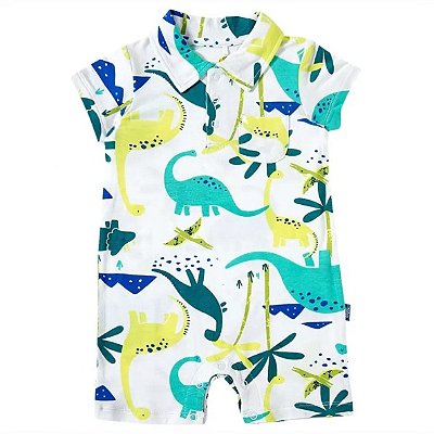MACACÃO ROMPER TIP TOP BEBÊ - DINO - MENINO