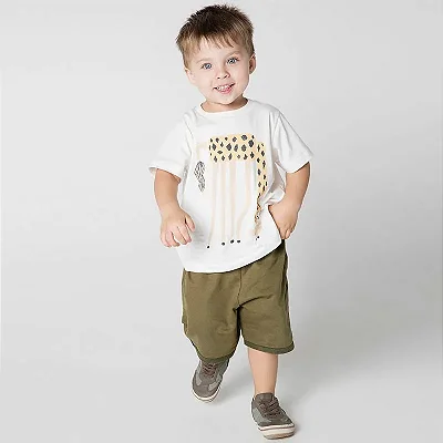 CONJUNTO VERÃO 2 PEÇAS GREEN - GIRAFA MC - MENINO