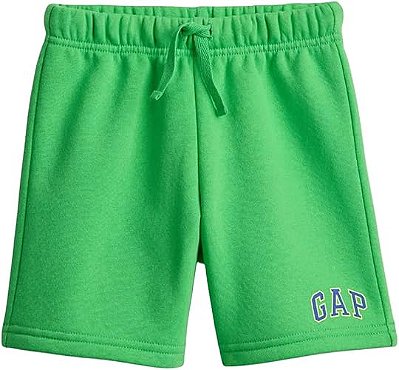 BERMUDA MOLETOM FLANELADO GAP - VERDE LIMÃO - MENINO