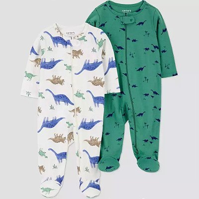 KIT 2 MACACÕES JUST ONE YOU by CARTER'S - DINOSSAUROS - MENINO