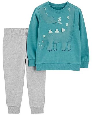 CONJUNTO MOLETINHO 2 PEÇAS CARTER'S - DINO - MENINO