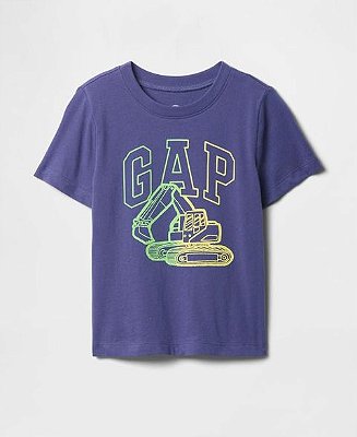 CAMISETA MANGA CURTA GAP - TRATORZINHO - MENINO