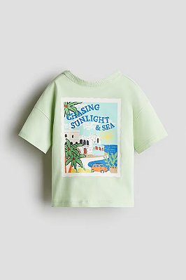 CAMISETA MANGA CURTA H&M - SOLZINHO - MENINO
