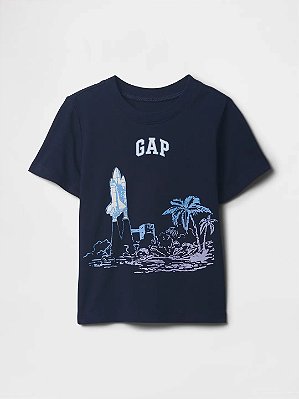 CAMISETA MANGA CURTA GAP - PRAIA - MENINO