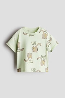CAMISETA MANGA CURTA H&M - ROAR VIBE - MENINO