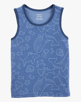 CAMISETA REGATA CARTER'S - PEIXINHOS - MENINO