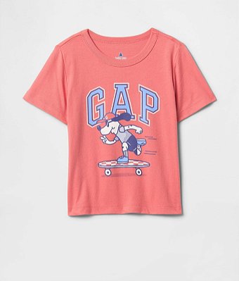 CAMISETA MANGA CURTA GAP - SNOOPY - MENINO