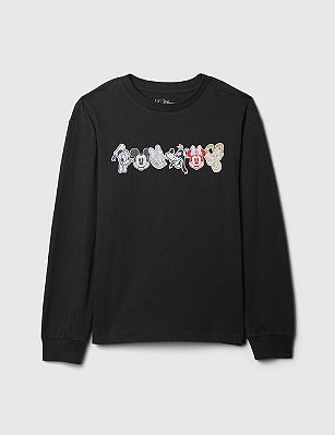 CAMISETA MANGA LONGA GAP KIDS - TURMA DO MICKEY - MENINO