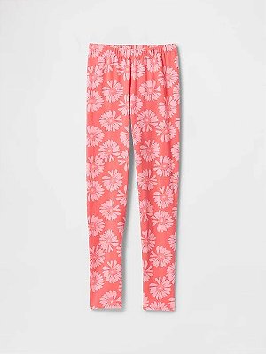 CALÇA LEGGING GAP KIDS - FLORAL ROSA - MENINA