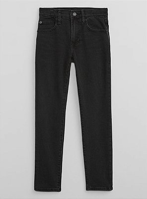 CALÇA DENIM GAP KIDS - JEANS PRETA - MENINO