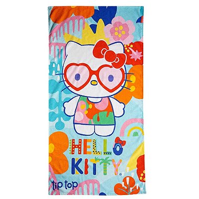 TOALHA DE BANHO TIP TOP - HELLO KITTY - MENINA