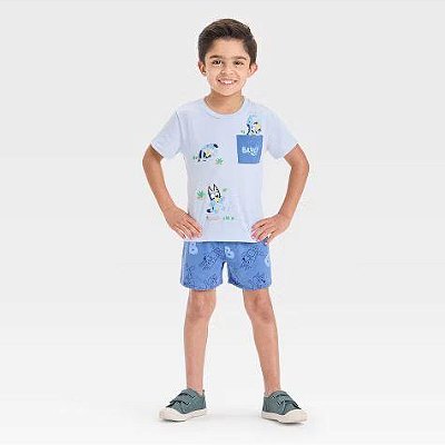 CONJUNTO VERÃO 2 PEÇAS DISNEY - BLUEY - MENINO