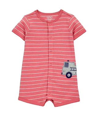 MACACÃO ROMPER CHILD OF MINE by CARTER'S - BOMBEIRO - MENINO