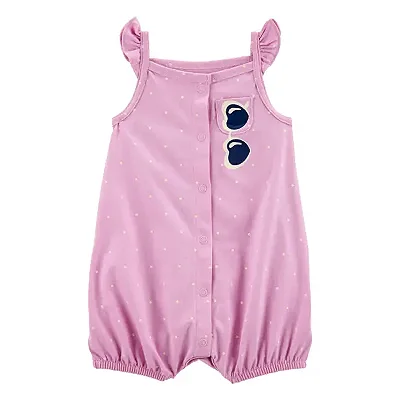 MACACÃO ROMPER CARTER'S - ÓCULOS LILÁS - MENINA