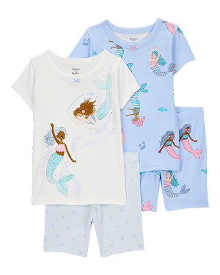 PIJAMA 4 PEÇAS CARTER'S - SEREIAS - MENINA