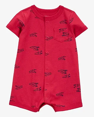 MACACÃO ROMPER CARTER'S - CHAMP VERMELHO - MENINO