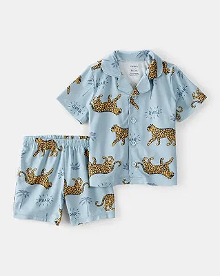 PIJAMA 2 PEÇAS CARTER'S - ONÇA ROAR - MENINO