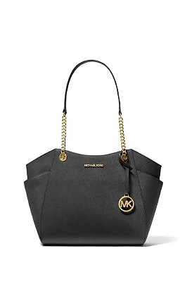 BOLSA DE OMBRO - PRETO MÉDIA LOGO GRANDE - MICHAEL KORS
