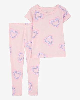 PIJAMA 2 PEÇAS CARTER'S - CORAÇÃO - MENINA