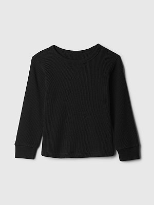 CAMISETA MANGA LONGA GAP - PRETA - UNISSEX