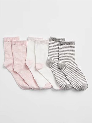 KIT 3 MEIAS GAP - LISTRADINHAS - MENINA