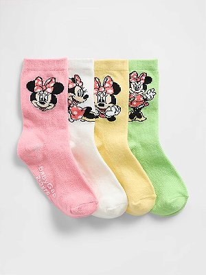 KIT 4 MEIAS GAP - MINNIE - MENINO