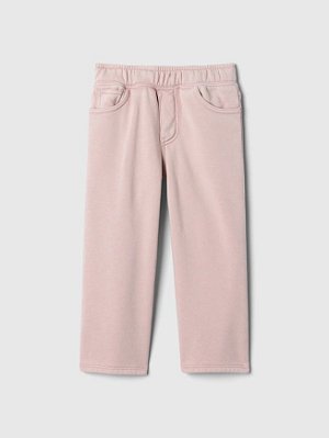 CALÇA MOLETOM  FLANELADO GAP - ROSE - MENINA