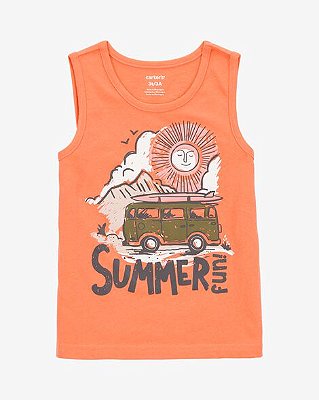 CAMISETA REGATA CARTER'S - SUMMER FUN - MENINO