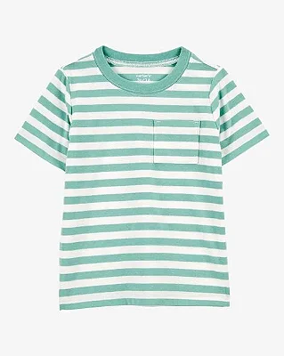 CAMISETA MANGA CURTA CARTER'S - LISTRADA VERDE - MENINO