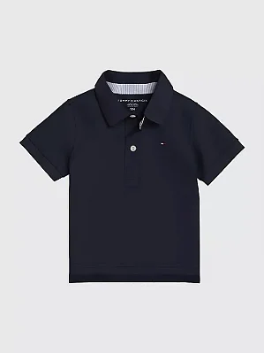 CAMISETA MANGA CURTA POLO TOMMY HILFIGER - AZUL MARINHO - MENINO