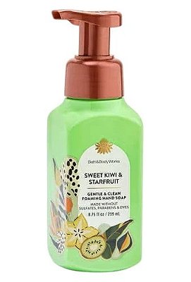 ESPUMA LÍQUIDA PARA AS MÃOS - SWEET KIWI & STARFRUIT - BATH & BODY WORKS 259ML