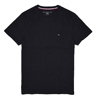 CAMISETA MANGA CURTA TOMMY HILFINGER - MARINHO BÁSICA - MASCULINA