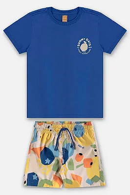 CONJUNTO VERÃO 2 PEÇAS UP BABY KIDS - SUNNY DAY - MENINO