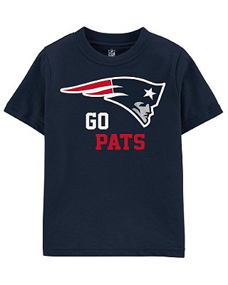 CAMISETA MANGA CURTA CARTER'S - GO PATS - MENINA
