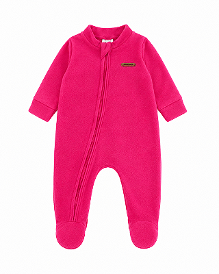 MACACÃO COM PÉ SOFT PETTENATI FOFOTINHOS - ROSA PINK - MENINA