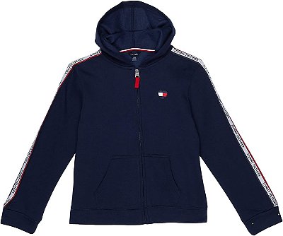 MOLETOM FLANELADO TOMMY HILFIGER - AZUL MARINHO - MENINA