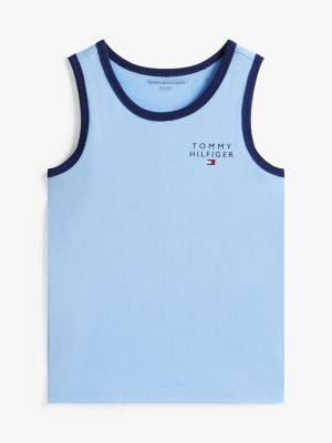CAMISETA REGATA TOMMY HILFIGER KIDS - AZUL - MENINO