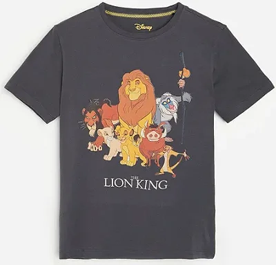 CAMISETA MANGA CURTA PRIMARK - O REI LEÃO - MENINO