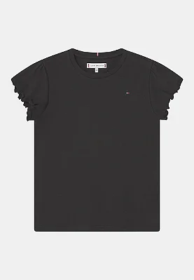 CAMISETA MANGA CURTA TOMMY HILFIGER - PRETA - MENINA