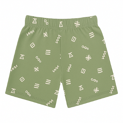 BERMUDA H&M - FOLHAS - MENINO