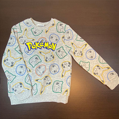 MOLETOM FLANELADO PRIMARK KIDS - PIKACHU - MENINO