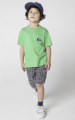 CAMISETA MANGA CURTA GREEN KIDS - SKATE - MENINO