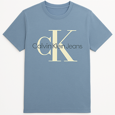 CAMISETA MANGA CURTA CALVIN KLEIN - BÁSICA LOGO - MENINO